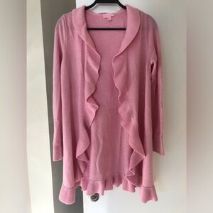 Pink Lily Pulitzer Cashmere Cardigan